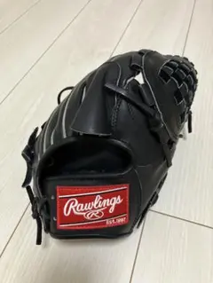 Rawlings 軟式グローブ 黒/赤 投手用 - メルカリ