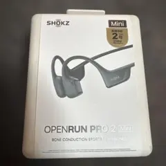 新品未開封Shokz OpenRun Pro 2 Mini ブラック 本体のサムネイル