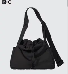 UNIQLO Cブラック ショルダーバッグ