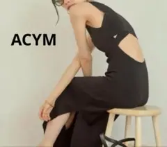 最終値下☆美品☆ ACYM アシーム　Back open tank ワンピース
