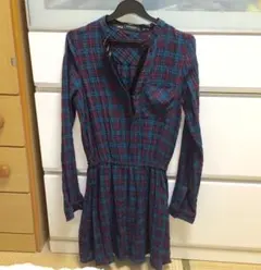 エゴイスト チェックシャツワンピース