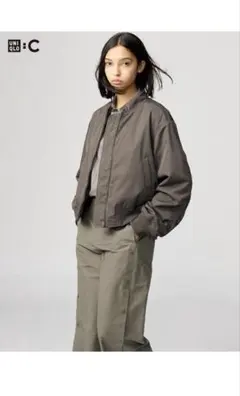 UNIQLO C ボマージャケット 3XL オリーブ　ユニクロC