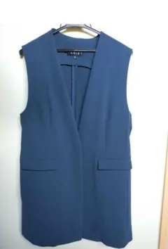 【ミー様専用！！】INDIVI　 ベスト ジレ ブルーのサムネイル
