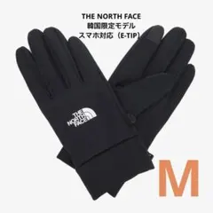 THE NORTH スマホ対応　グローブ 黒 M 韓国限定