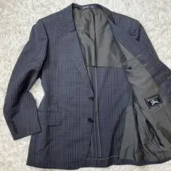 Burberry バーバリー テーラードジャケット ウール ネイビー AB5