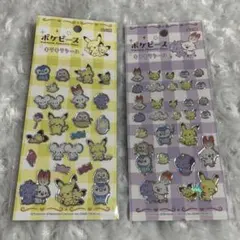 ポケモン ステッカーシート 2枚　ポケピース　キラキラシール