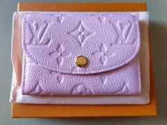 新品　ルイ・ヴィトン　ポルトモネ・ロザリ　コンフェッティピンク　カードケースのサムネイル