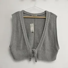 サマンサモスモス＊ケーブルカノコニットビスチェ
