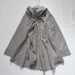 慈雨 】ジウ センソユニコ 切り替え 丸襟ブラウス ジャケット 変形 40 