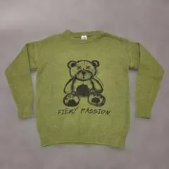 HOOK　ニット　セーター　クマ　bear　ベアー　テディベア　ポロ
