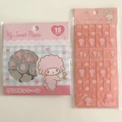 【新品】サンリオキャラクターズ マイスウィートピアノ クリスタルシール タイル