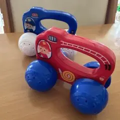 【まとめ売り】車型アイテム 2個セット 鈴の音あり パトカー 消防車