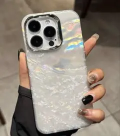 iPhone14Pro スマホケース　オーロラ