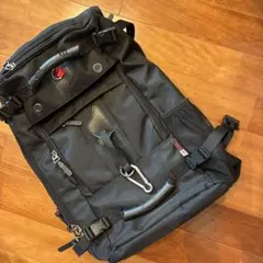 KAKA リュック 黒バックパック 防災 出張 ジム アウトドア 登山 キャンプ