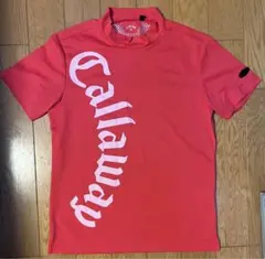 キャロウェイ ゴルフウェア 半袖シャツ ビッグロゴ半袖モックネック