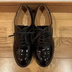 ブラック レースアップシューズ Sサイズ
