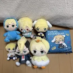 東京リベンジャーズ　千冬　ぬいぐるみ6体とクッション1個