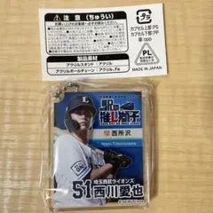 埼玉西武ライオンズ　西川愛也　獅子ガチャ　アクリルキーホルダー　駅の推し獅子