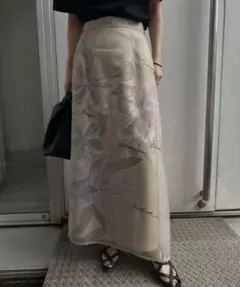 KEITAMARUYAMA×AMERI SHEER LAYERED SKIRT