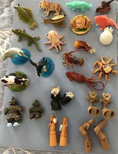 動物他ミニチュアセット 多色 プラスチック製
