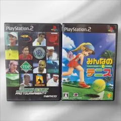 PS2　ソフト　みんなのテニス　スマッシュコート　2本セット　まとめ売り