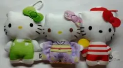 ハローキティ　マクドナルド　ハッピーセット　おまけ　マスコット3体セット