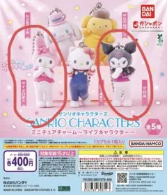 サンリオキャラクターズ ミニチュアチャーム ライブキャラクター マイメロ クロミ