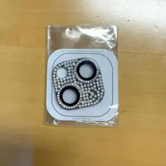 iPhone 13 mini カメラレンズ　ガラスフィルム　ラインストーン　ラメ