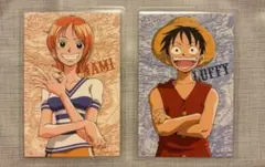 ONEPIECE ルフィ ナミ ラミネートカード