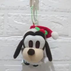 サンタクロース グーフィー ぬいぐるみキーホルダー