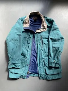 90s Eddie Bauer ターコイズ マウンテンパーカー