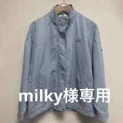 メッシュデニムフードつきブルゾン　140cmのサムネイル