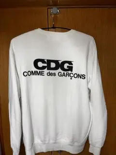 【希少】CDG コムデギャルソン スウェット Lサイズ ホワイトIO-のサムネイル
