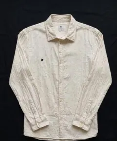 【R.NEWBOLD】カラフルネップ ネルシャツ アイボリー