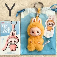 正規品【 Ｙ 】 ラブブ　アルファベット　ぬいぐるみ　　チャーム