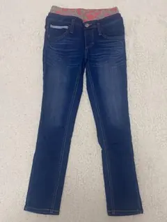 数回着用 SOMETHING サムシング デニムパンツ 子供用 サイズ150