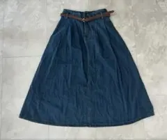 新品未使用　COLZAコルザ　デニムロングスカート￼ M