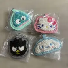 サンリオ　サガラ刺繍キーホルダー4個セット