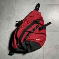 激レア✨️ 90s NIKE ワンショルダー バッグ ロゴ刺繍 y2k 旧タグ