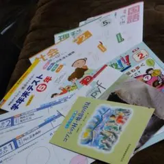 ポピー　小学校5年生 2月号セット(算数なし)