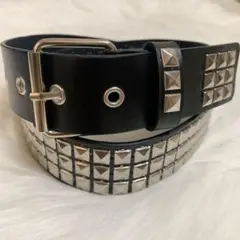 スタッズベルト ブラック 男女兼用 Y2K パンク メタル ロック V系 ブリン