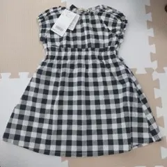 新品　ブランシェス　夏　ワンピース　チェック　女の子　90