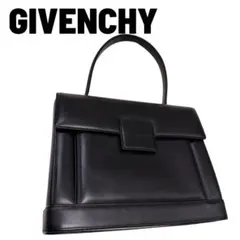 希少 ジバンシィ ハンドバッグ 4Gロゴ 冠婚葬祭 レザー ブラック ビンテージ