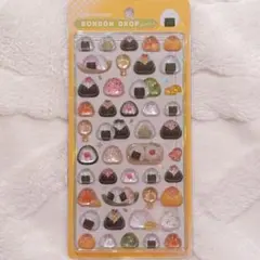 【正規品】　新品未使用　ボンボンドロップシール　和柄　おにぎり