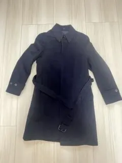 最終値下げ　トゥモローランド ピルグリム カシミヤ混コート濃紺 48