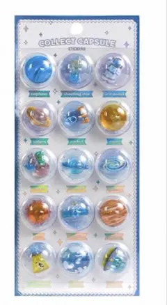 SHANLE カプセル シール ぷっくり 3D 立体 ドロップシール