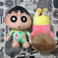 クレヨンしんちゃん　ぬいぐるみ　2点セット