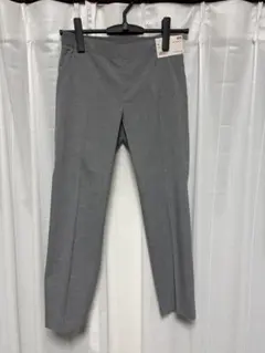 【新品】UNIQLO レディース アンクルパンツ グレー XS