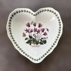 PORTMEIRION Botanic Garden ハート 皿 シクラメン
