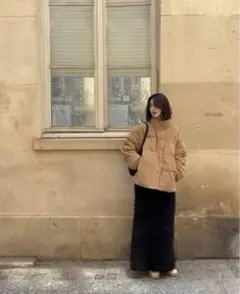 完売♡Eaphi CORDUROY PUFFY JACKET♡ブラウン2